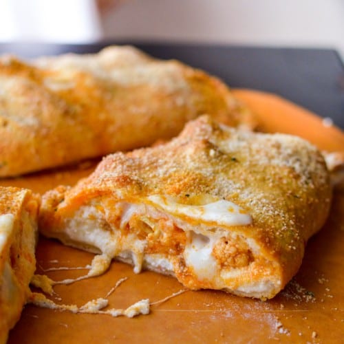 Buffalo Chicken Calzone.