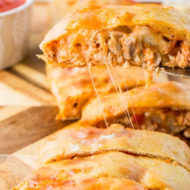 Chicken Parmigiana Calzone.