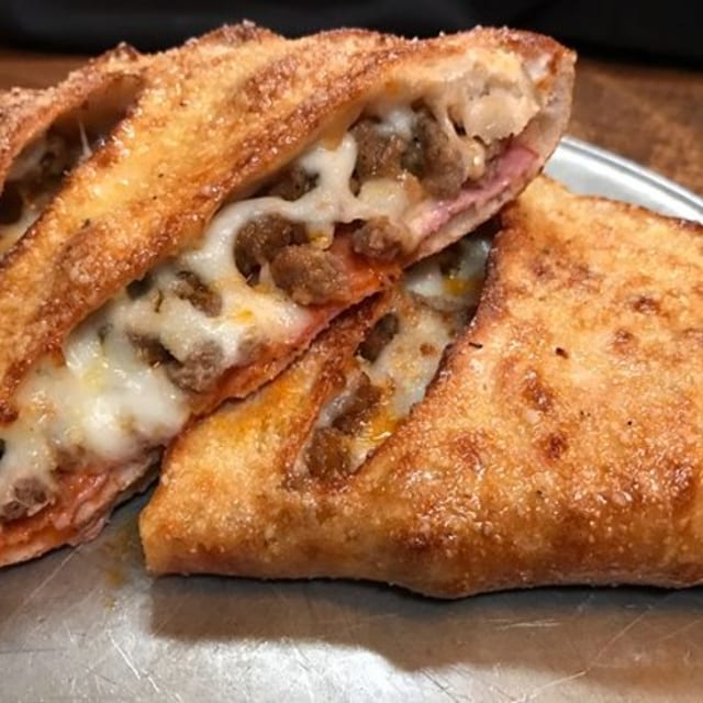 Meat Lovers Calzone.